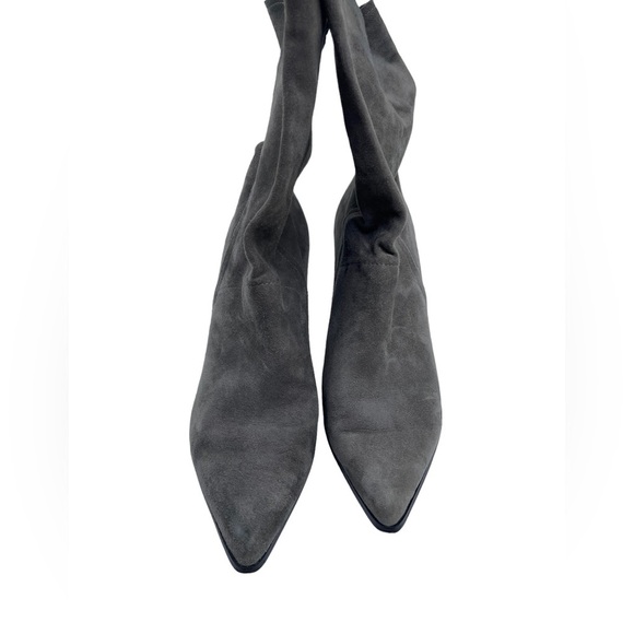 Donald Pliner Lora grey suede booties size 7.5 - Picture 6 of 14